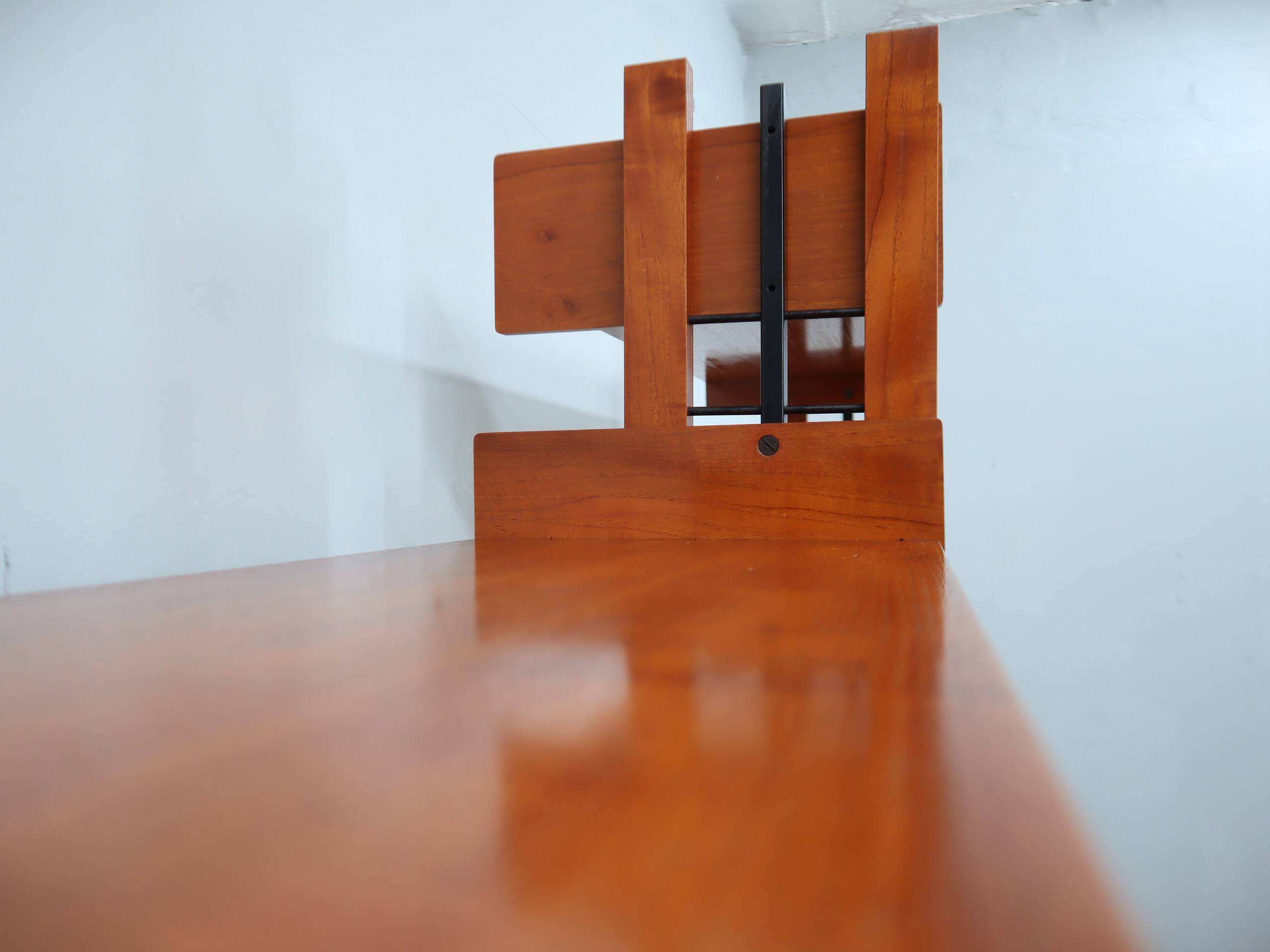 Mid-Century Italian teak bookcase / room divider AV Arredamenti 1960s