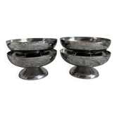 Coupes à glace en inox dans boîte
