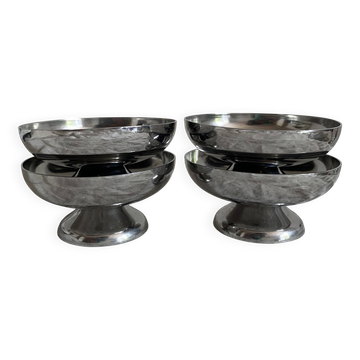 Coupes à glace en inox dans boîte