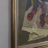 Vintage realism still life oil painting by Pipino | Italy