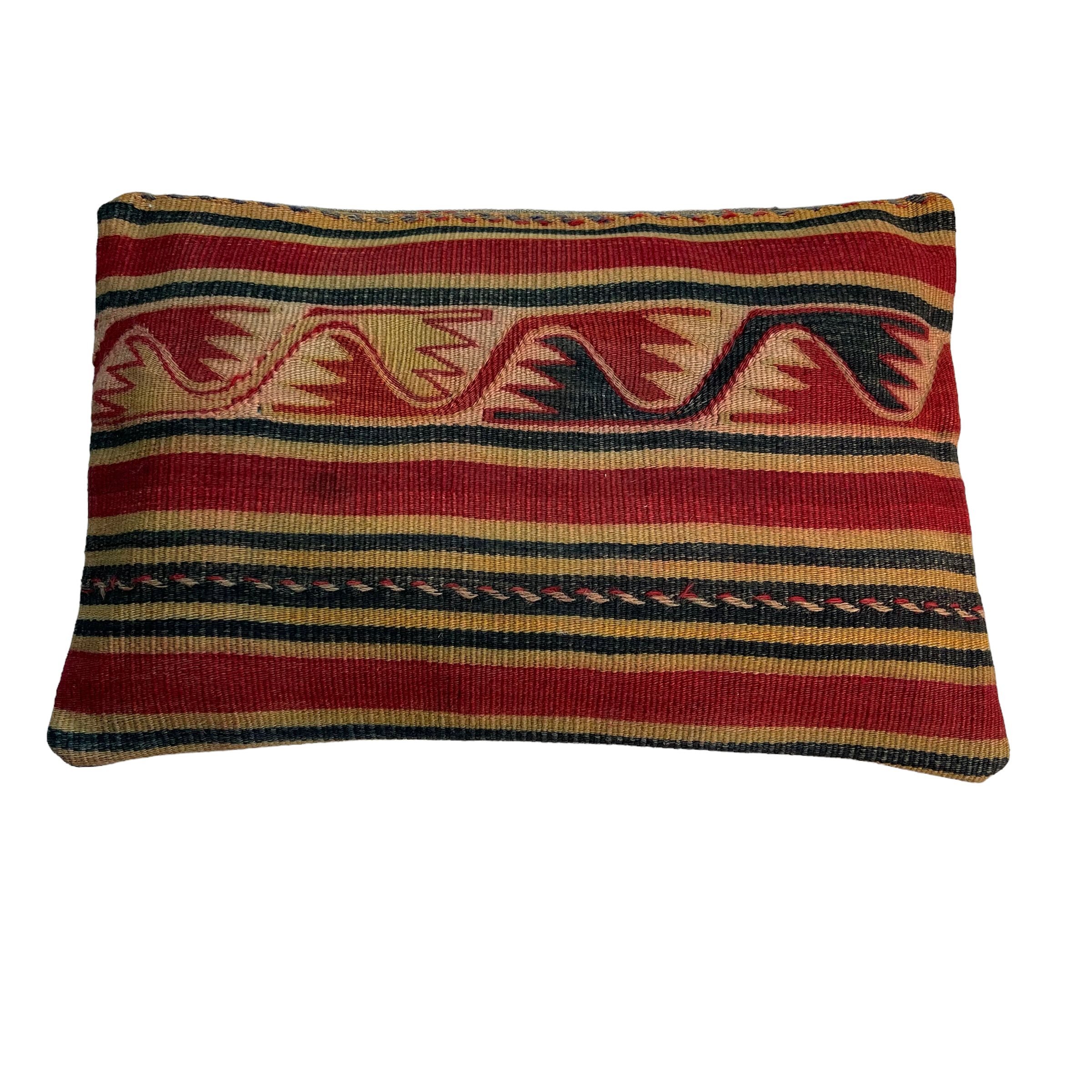 Vintage turkish handmade cushion cover , 30 x 50 cm