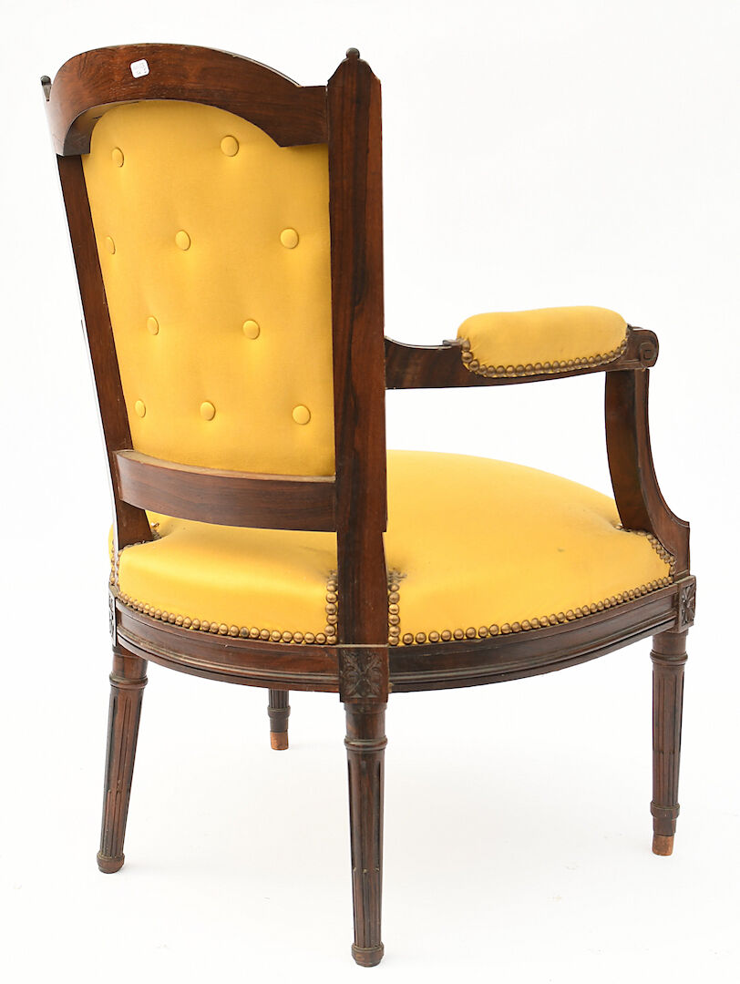 Louis XVI style convertible armchair