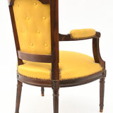 Louis XVI style convertible armchair