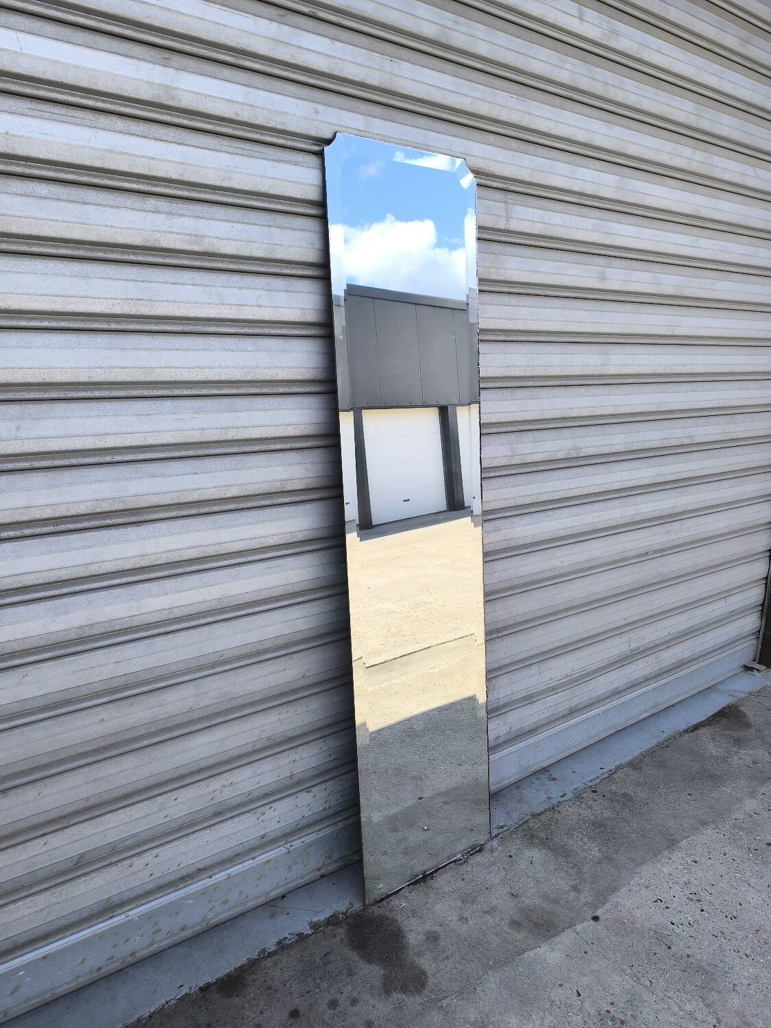 Miroir biseauté art déco 170 x 42