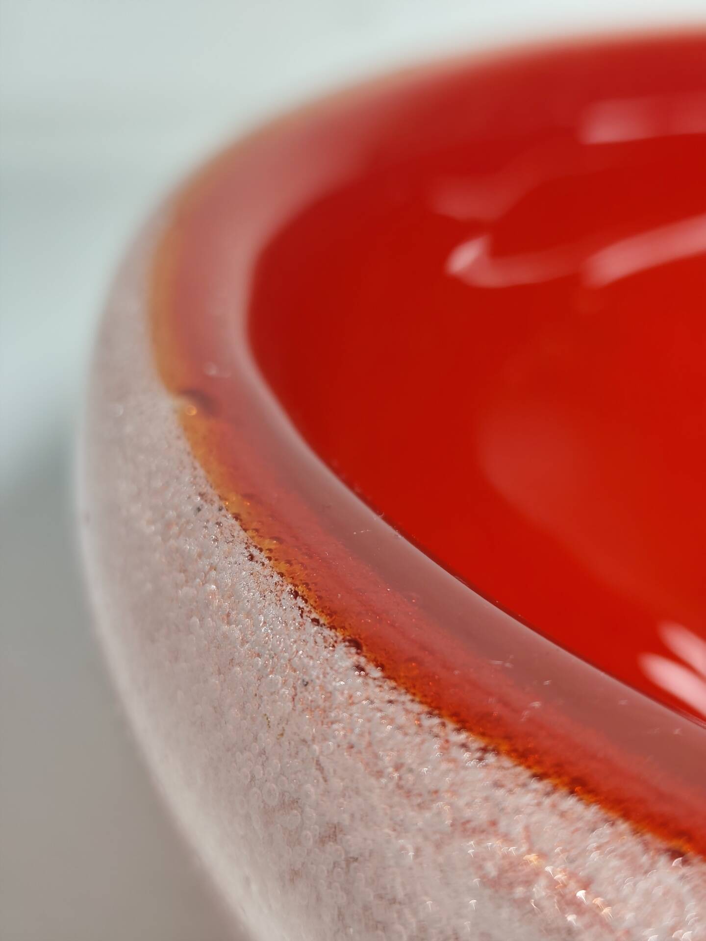 Murano glass bowl. Italy, 1970s.