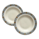 2 “Lamartine” ironstone soup plates from Salins
