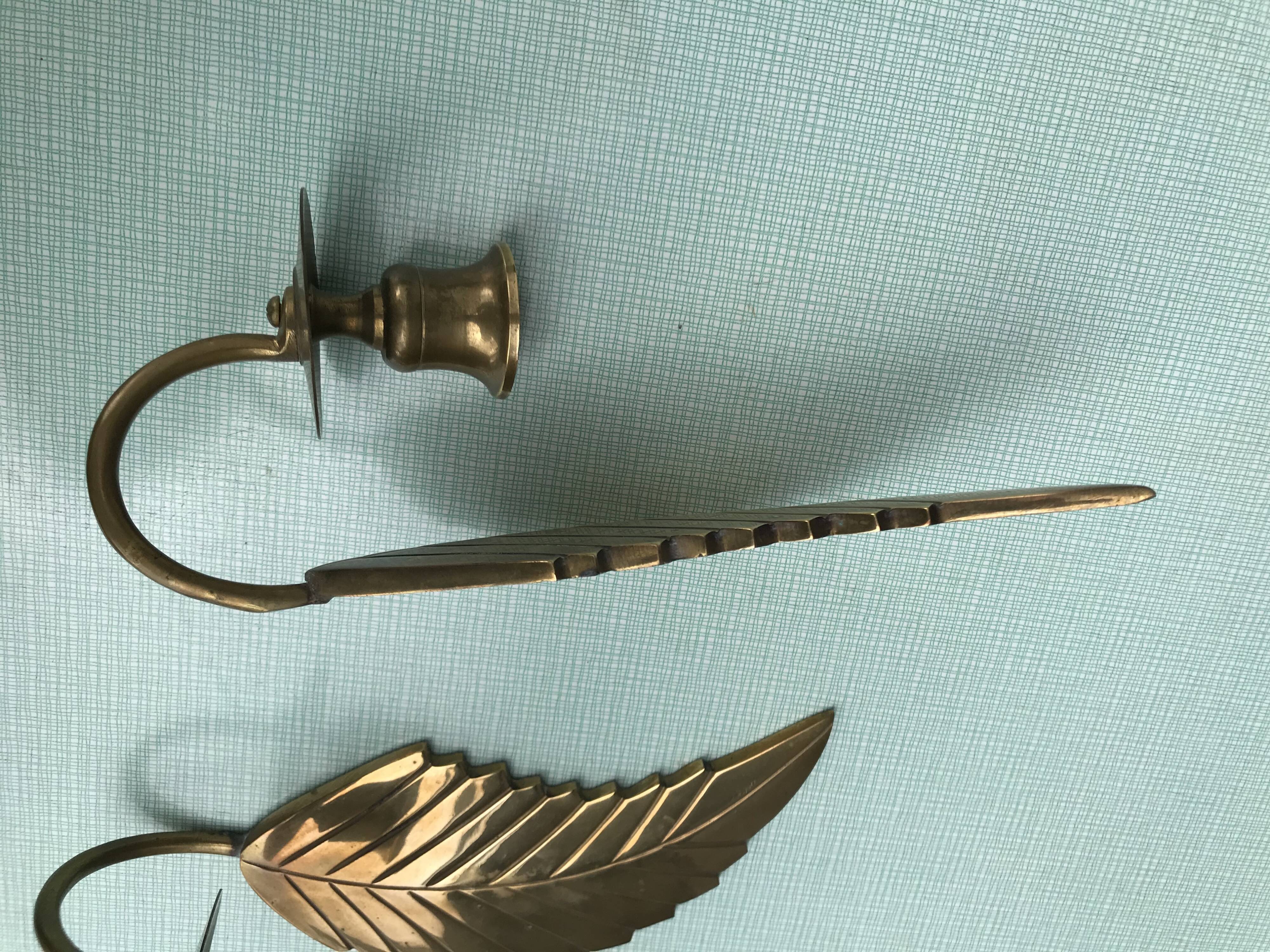 Pair of wall candlesticks