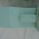 Clock doves color green blue and its vase 50s