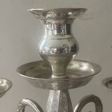 52cm silver-plated metal chandelier