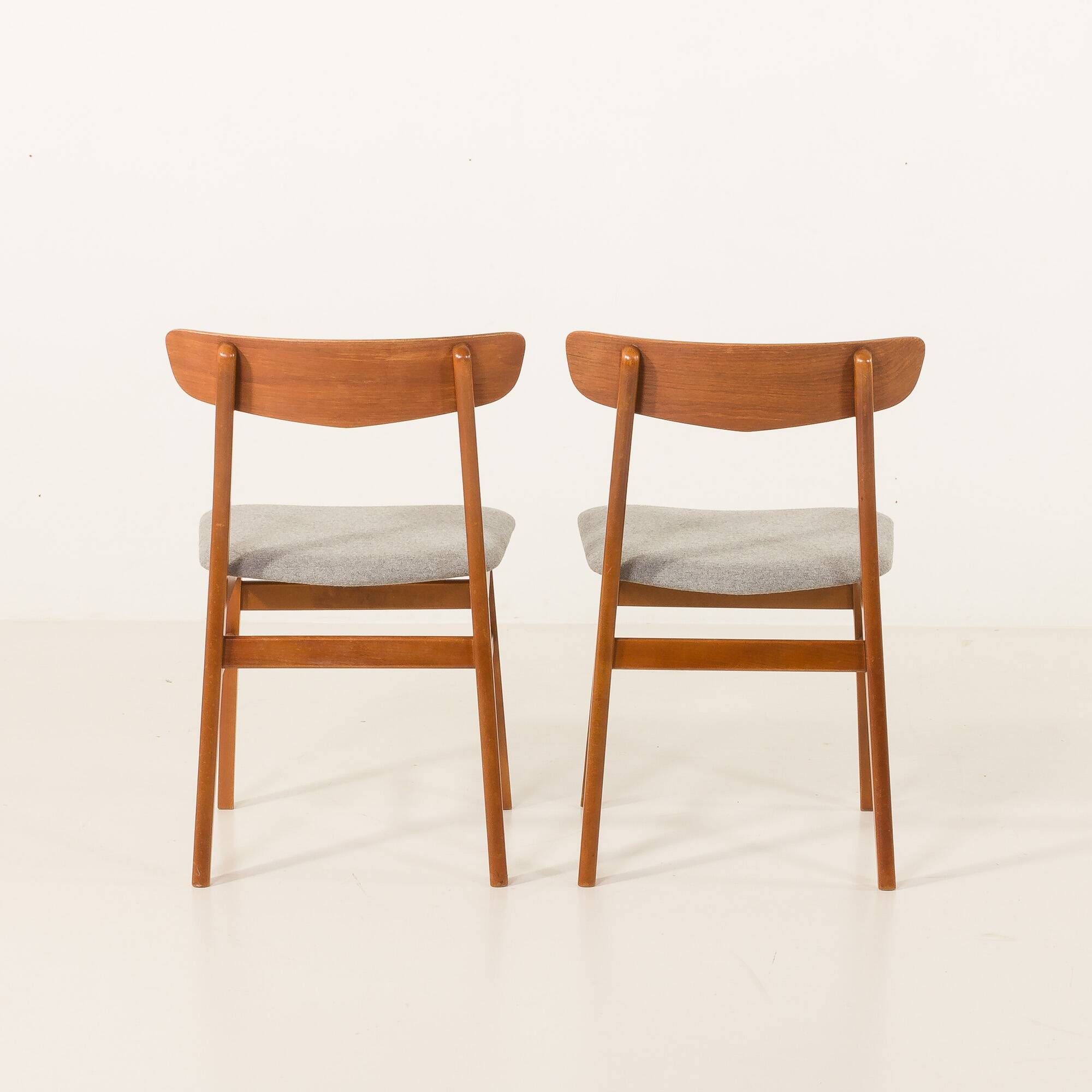 Danish vintage teak chairs attr. to Farstrup, set of 8, 1960s