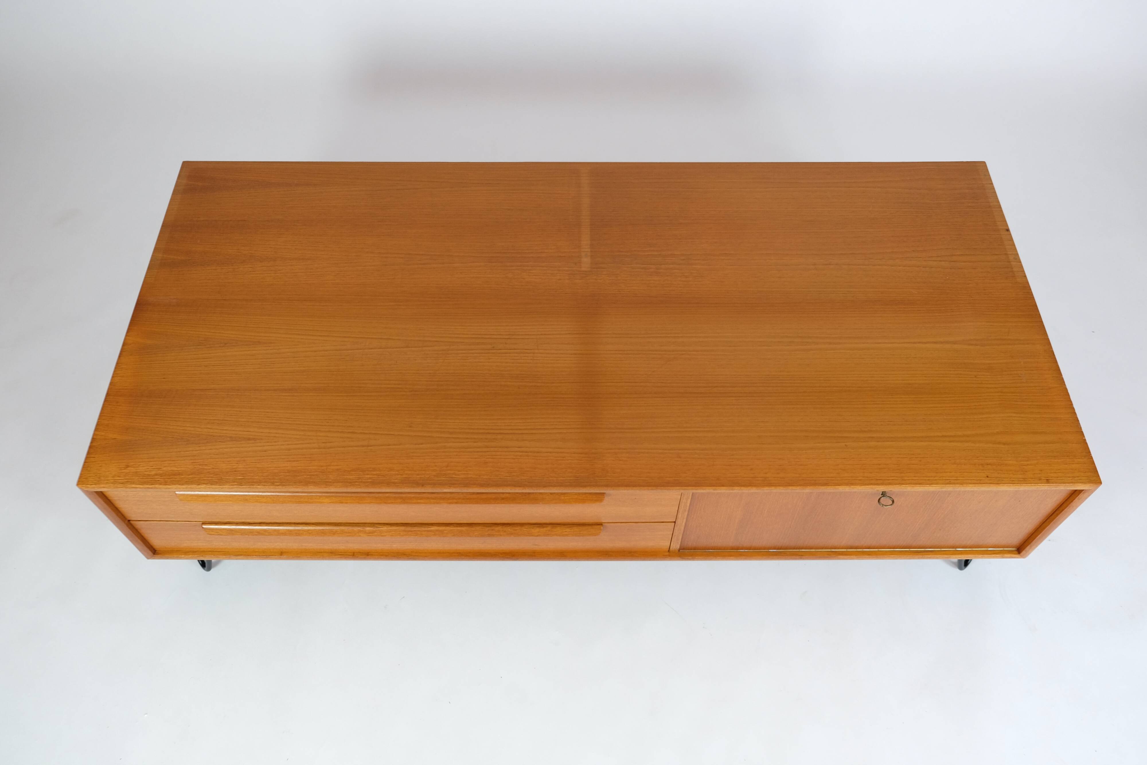 Mid-Century Teak HiFi Lowboard by WK Möbel - 1960s