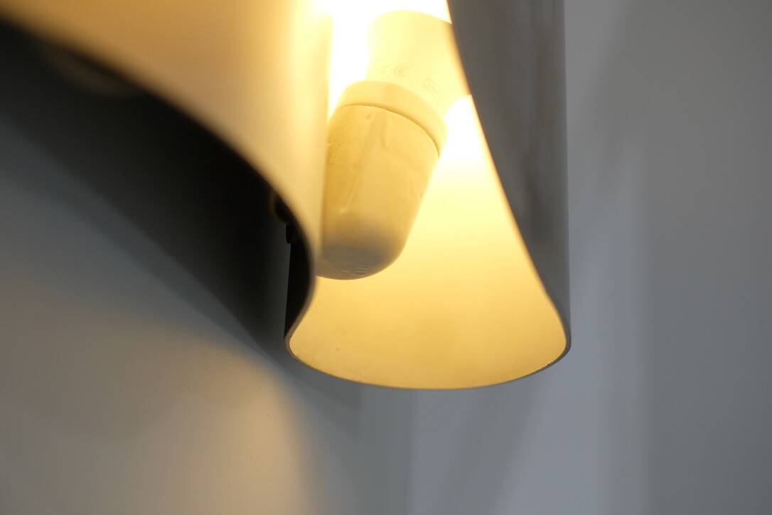 Wall sconces "Flogio" by Tobia & Afra Scarpa for Flos, Italy 1960s.