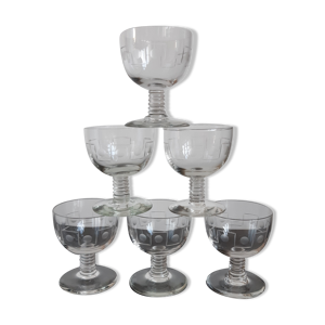 lot de 6 verres à vin