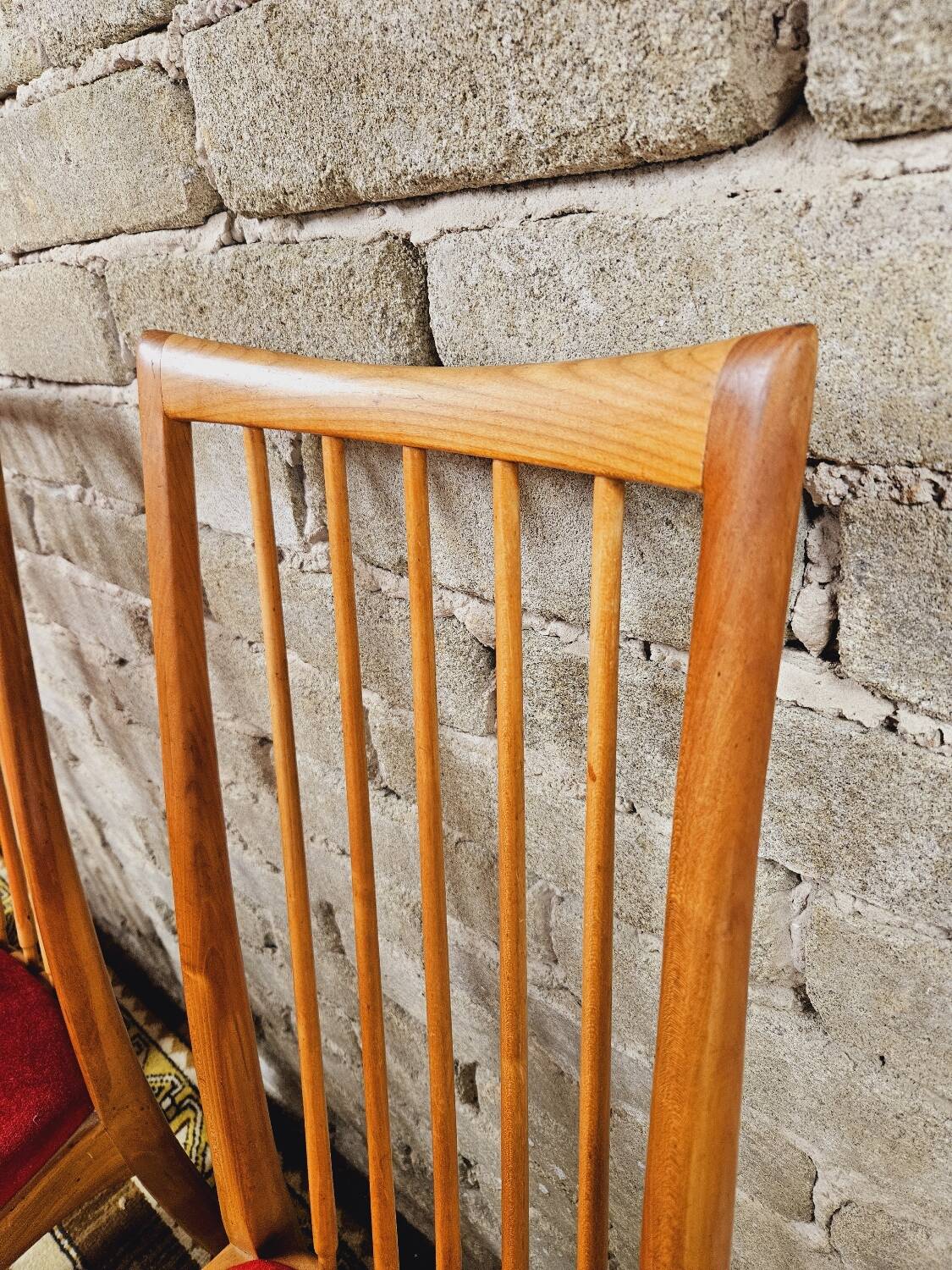 Set of 6 teak chairs by Ernst Martin Dettinger 1960