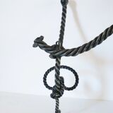 Marine decoration wrought iron coat rack