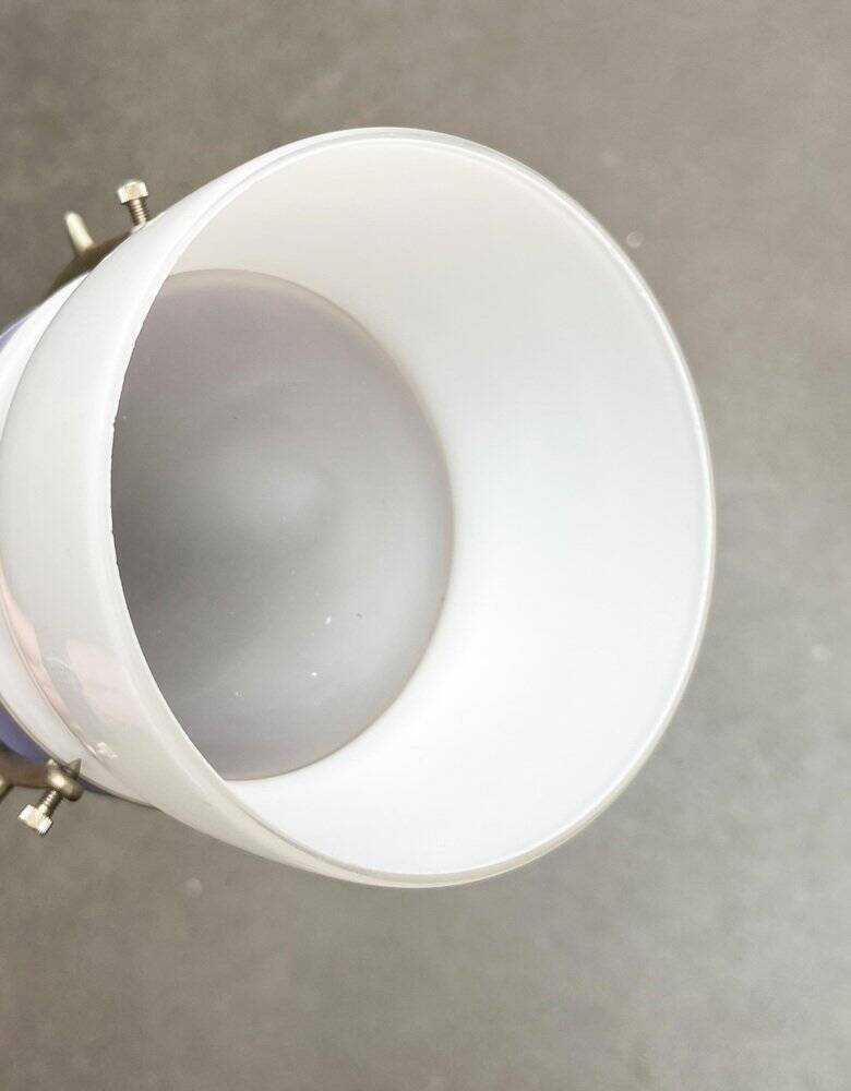 Lampe suspendue en métal et verre modèle danois milieu du siècle Ph 4 1/2 - 4 par Poul Henningsen pour Louis Poulsen, années 1980