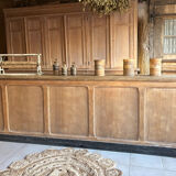 Large antique sideboard with 12 drawers