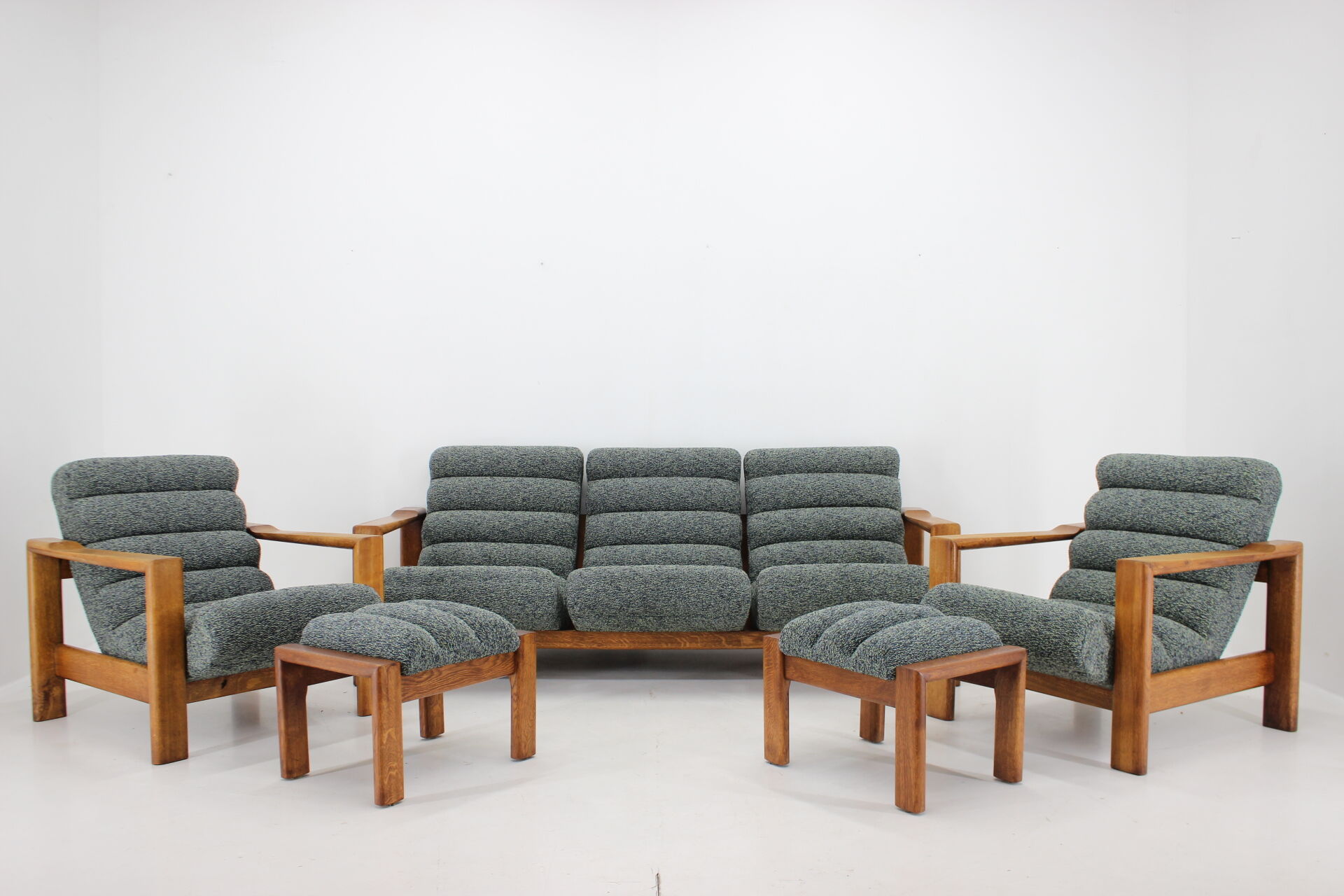 Living room oak set ,finland 1960