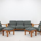 Living room oak set ,finland 1960
