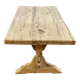 Renovated monastery dining table in solid oak from the 18th century, 200cm.