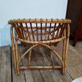 Vintage rattan armchair