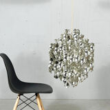 Mid-century spiral ceiling lamp by Verner Panton for Lüber AG, model SP1, Germany, 1970s, early example.