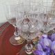 10 chiseled crystal port glasses