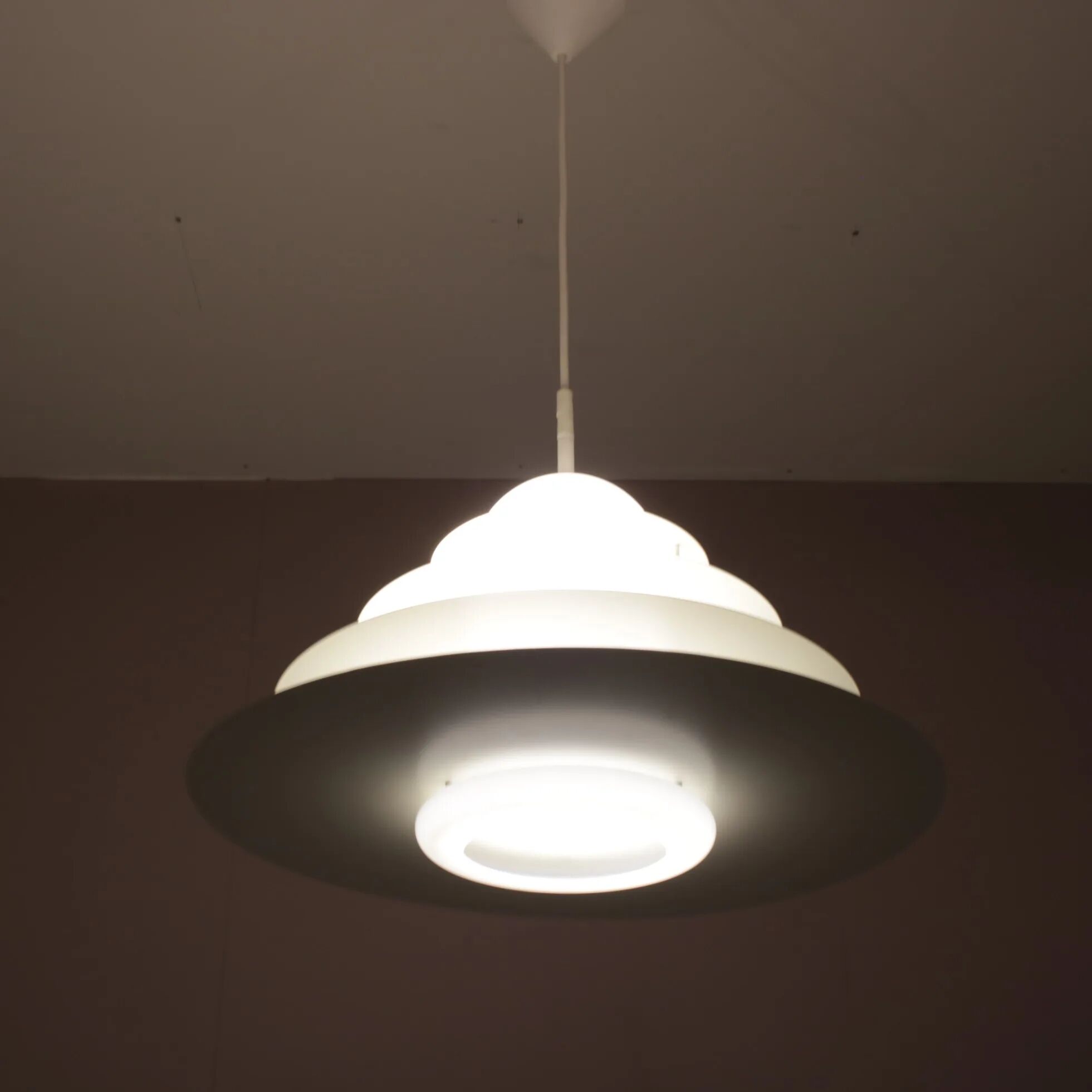 1980s “B1017” hanging lamp by André Rotte for Raak, Netherlands