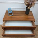 Vintage Scandinavian teak chest of drawers