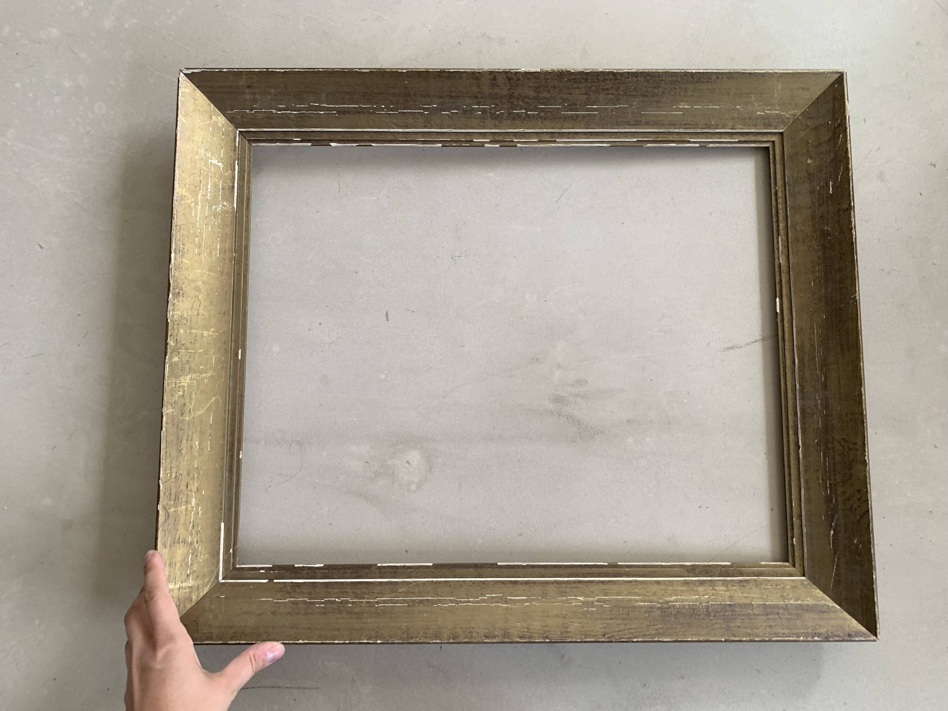 Old gilded frame