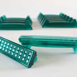 Set of 12 glass knife holders