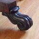 Drop-leaf table in rosewood