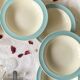 Set of 6 antique Boch et Frères Kéralux blue earthenware soup plates