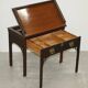 Bureau de travail d'architecte en bois dur George III Thomas Chippendale