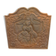 Plaque de cheminée en fonte