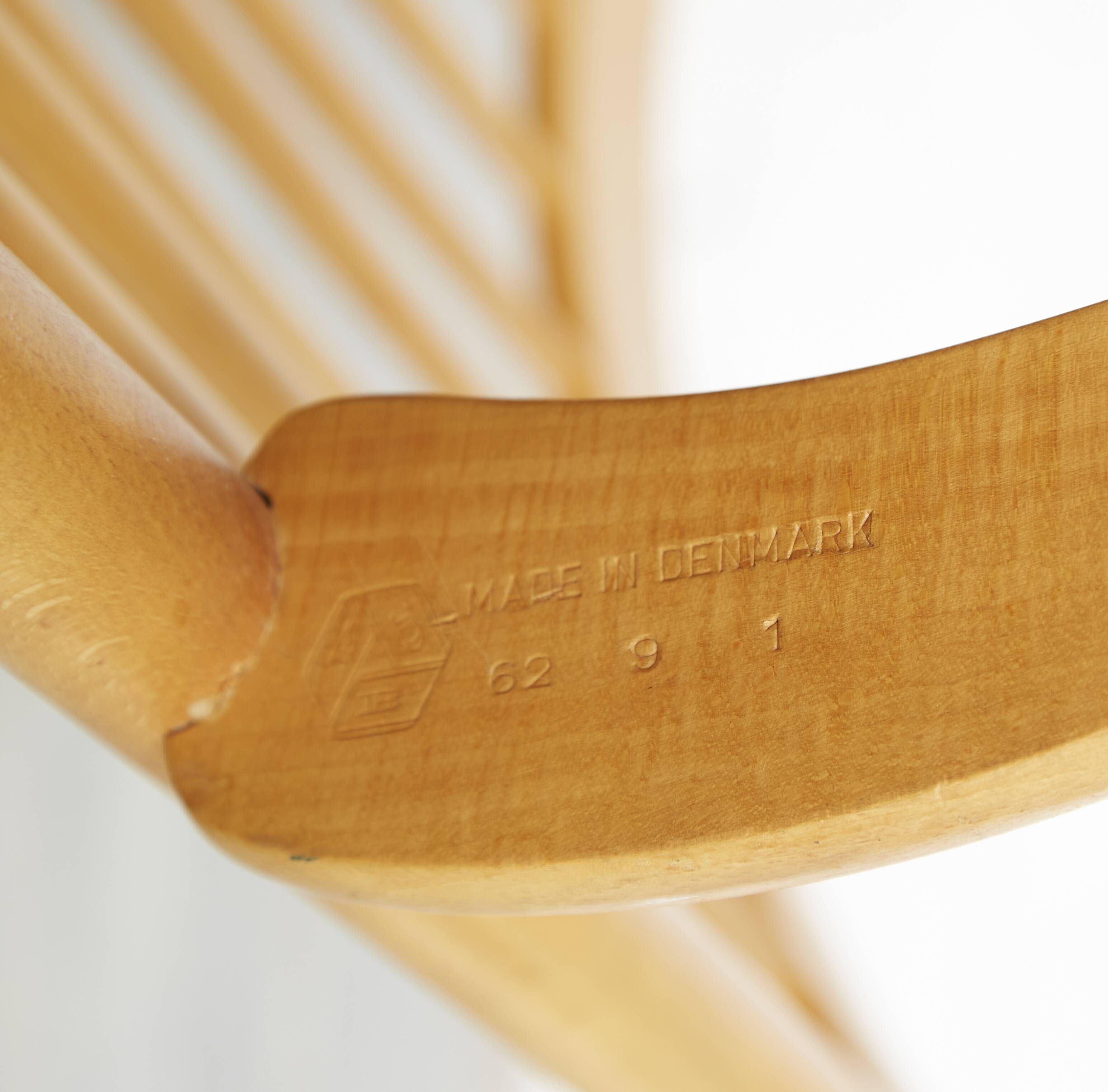 Vintage J16 Rocking Chair by Hans J. Wegner for FDB Møbler, 1960s