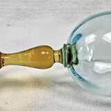 4 old two-tone George Sand wine glasses
