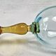 4 old two-tone George Sand wine glasses