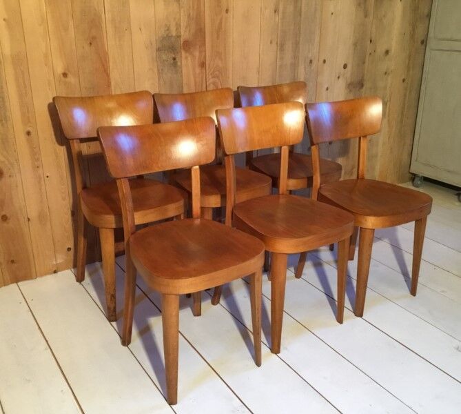 Lot 6 bistro chairs