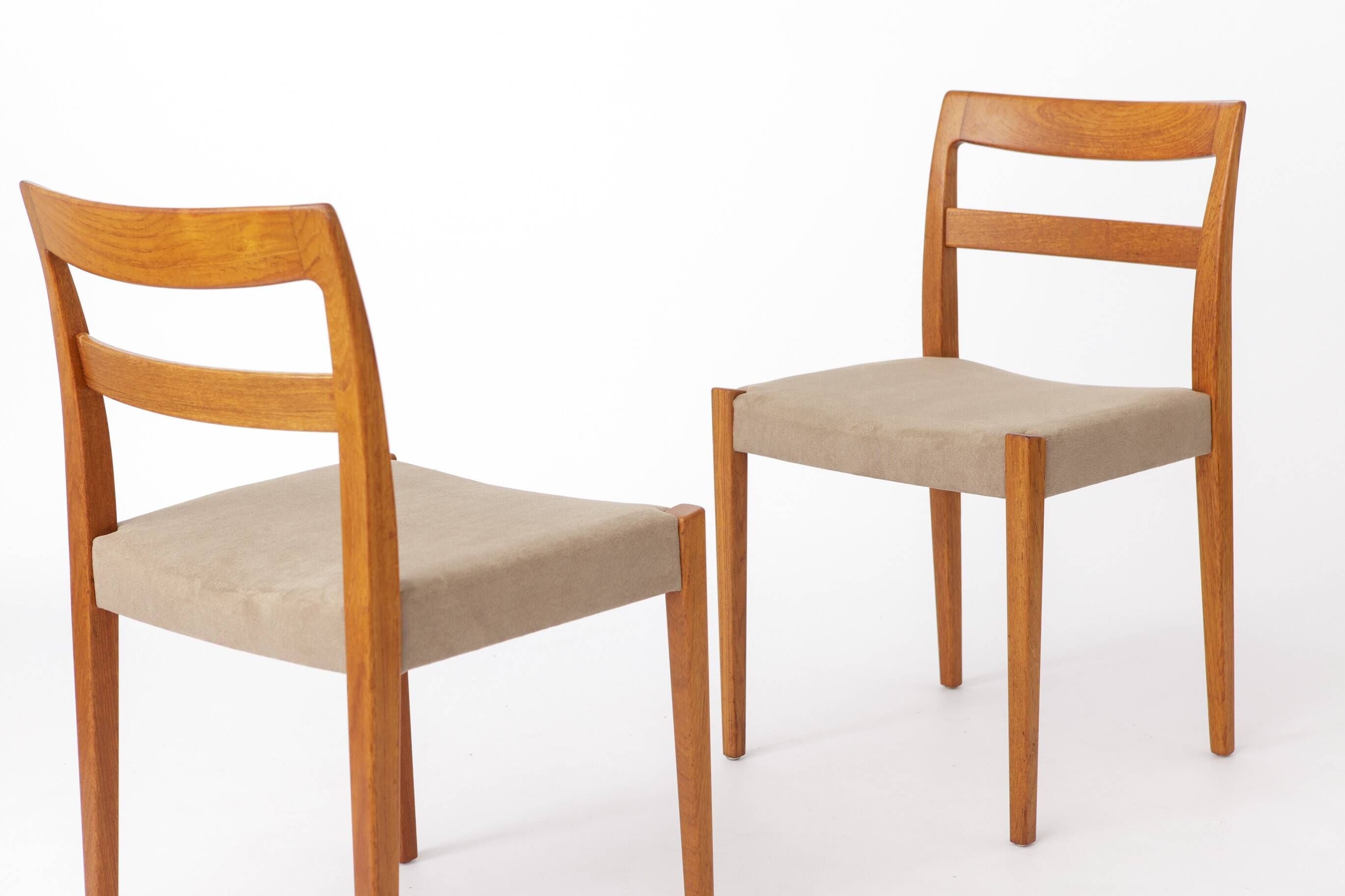 2 of 8 Garmi Dining Chairs by Nils Jonsson for Troeds, 1960s Swedish Teak