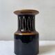 Ceramic vase Boch Freres, famous pottery from the 1970s.