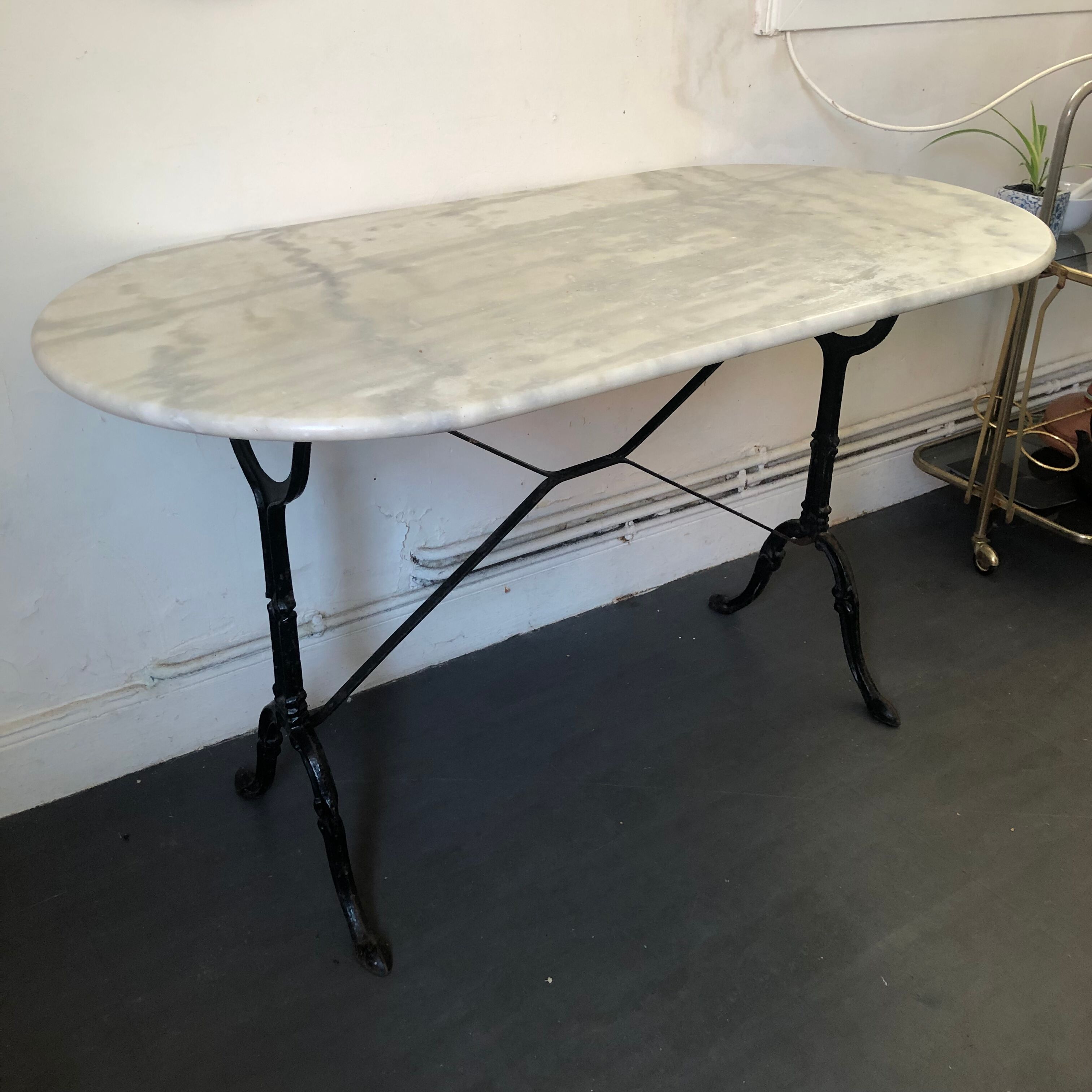 Marble bistro table