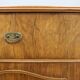 Antique Cabinet in Walnut Finish, Czechoslovakia