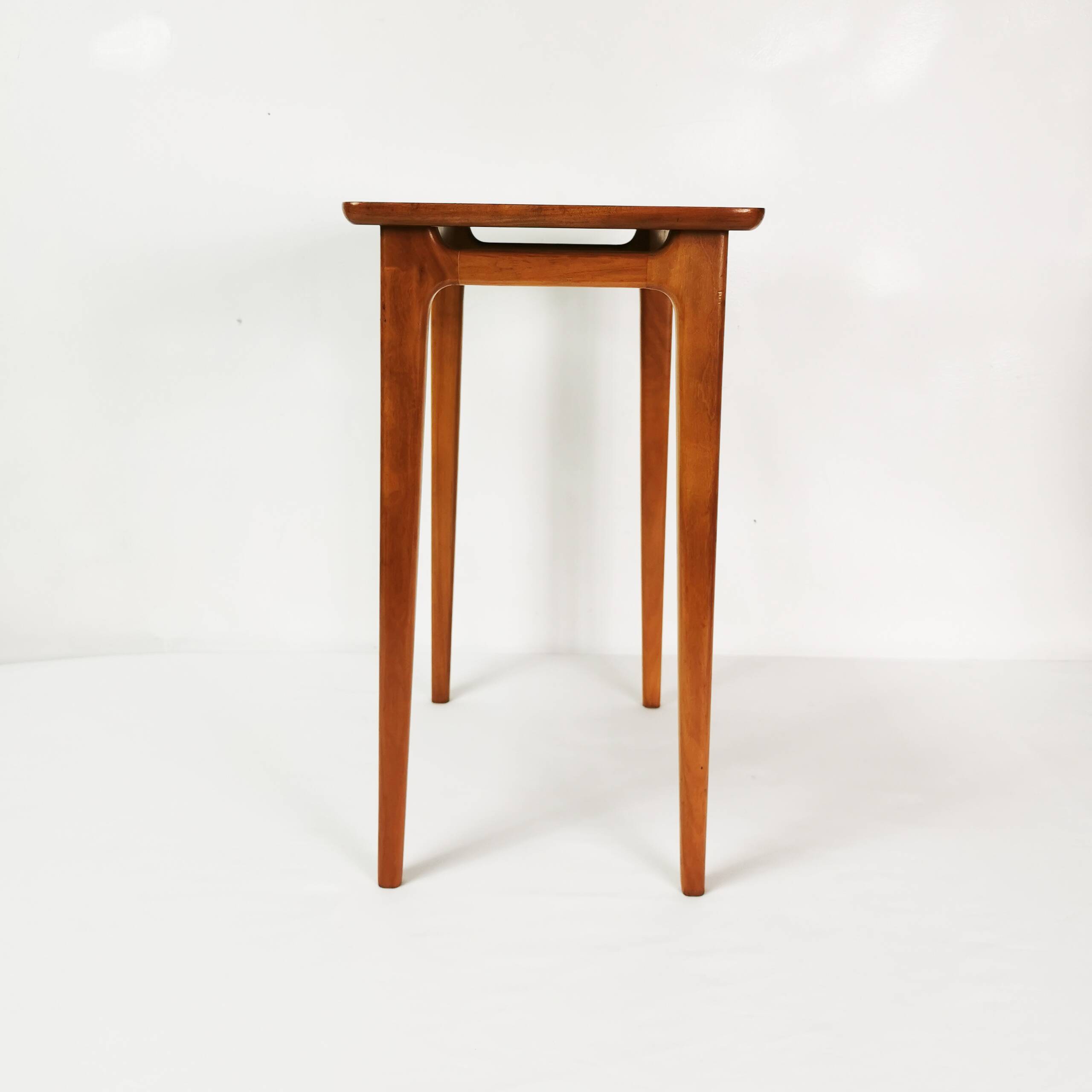 Minimalist side table, Lotos, Germany, 1960s.