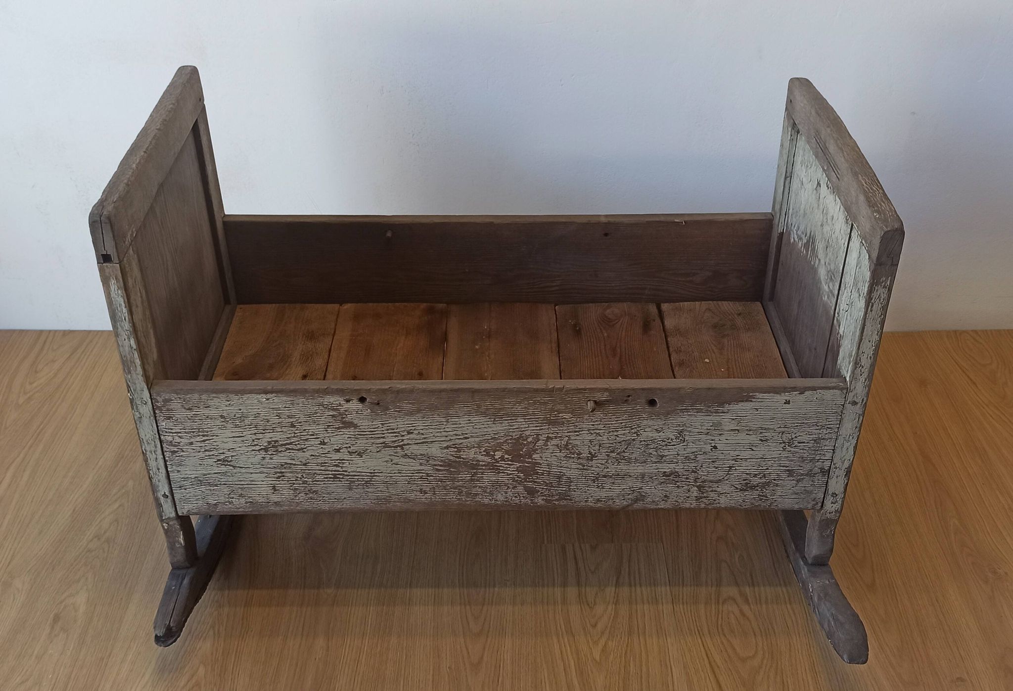 Old, antique cradle.