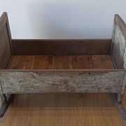 Old, antique cradle.