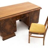 Impressive Art Deco desk, Poland, ca. 1930.