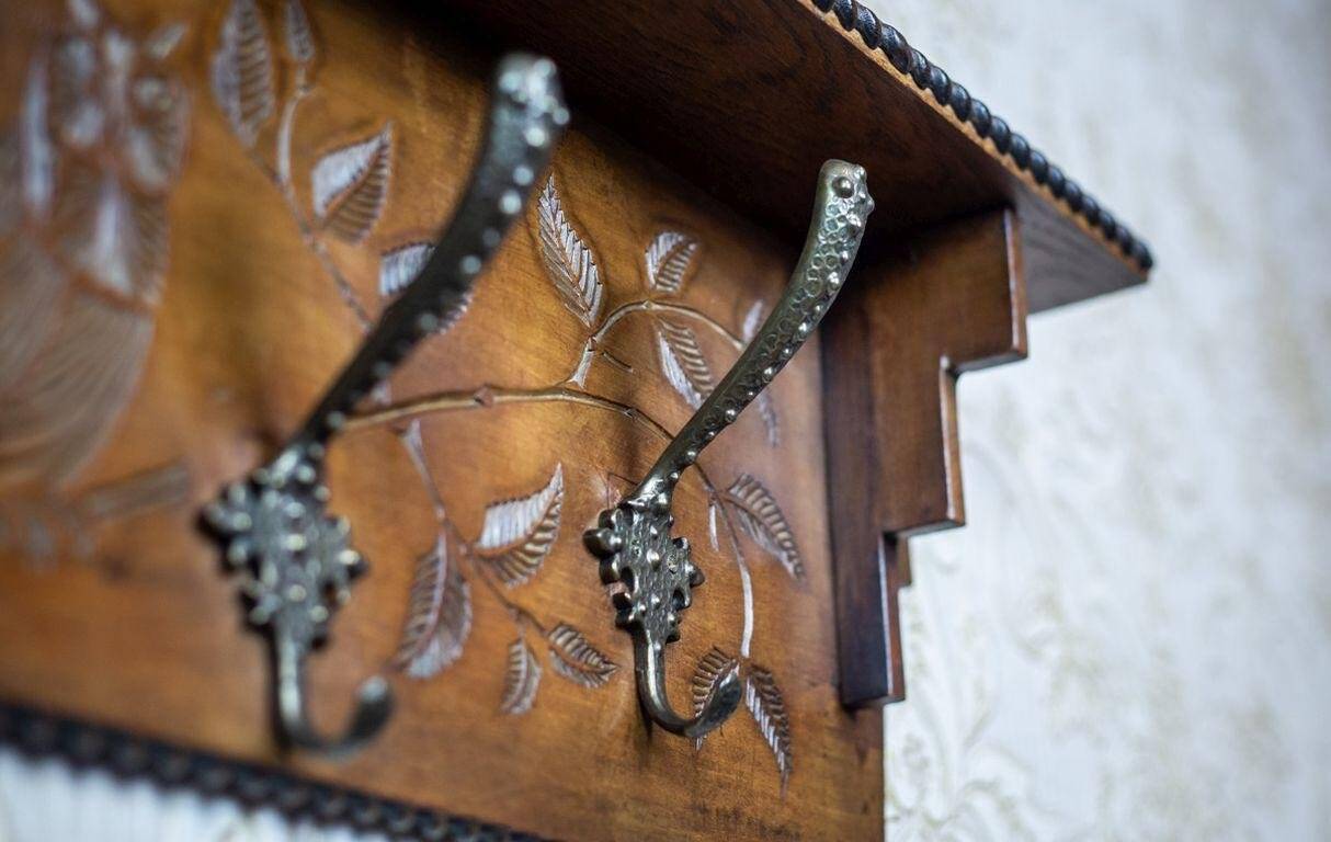 Wooden Coat Rack, 1940s