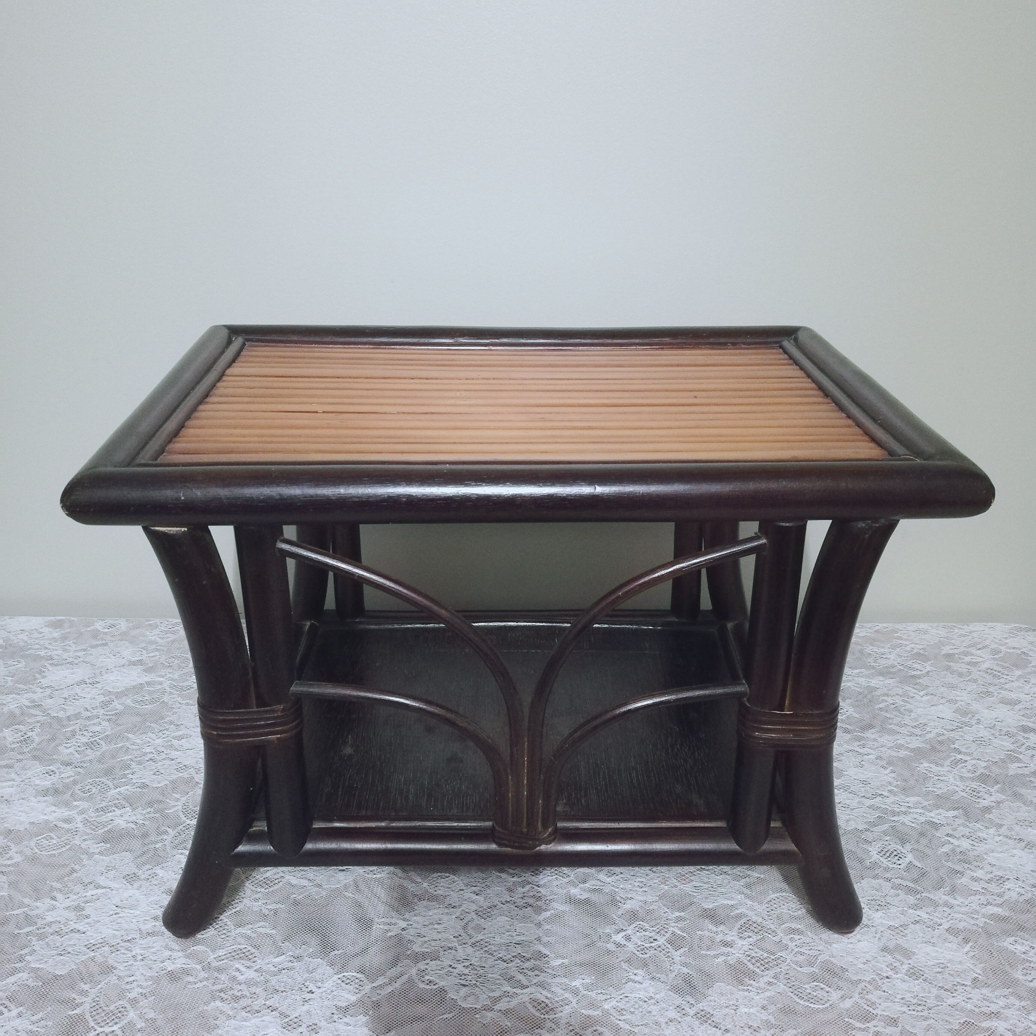 Coffee table in bamboo