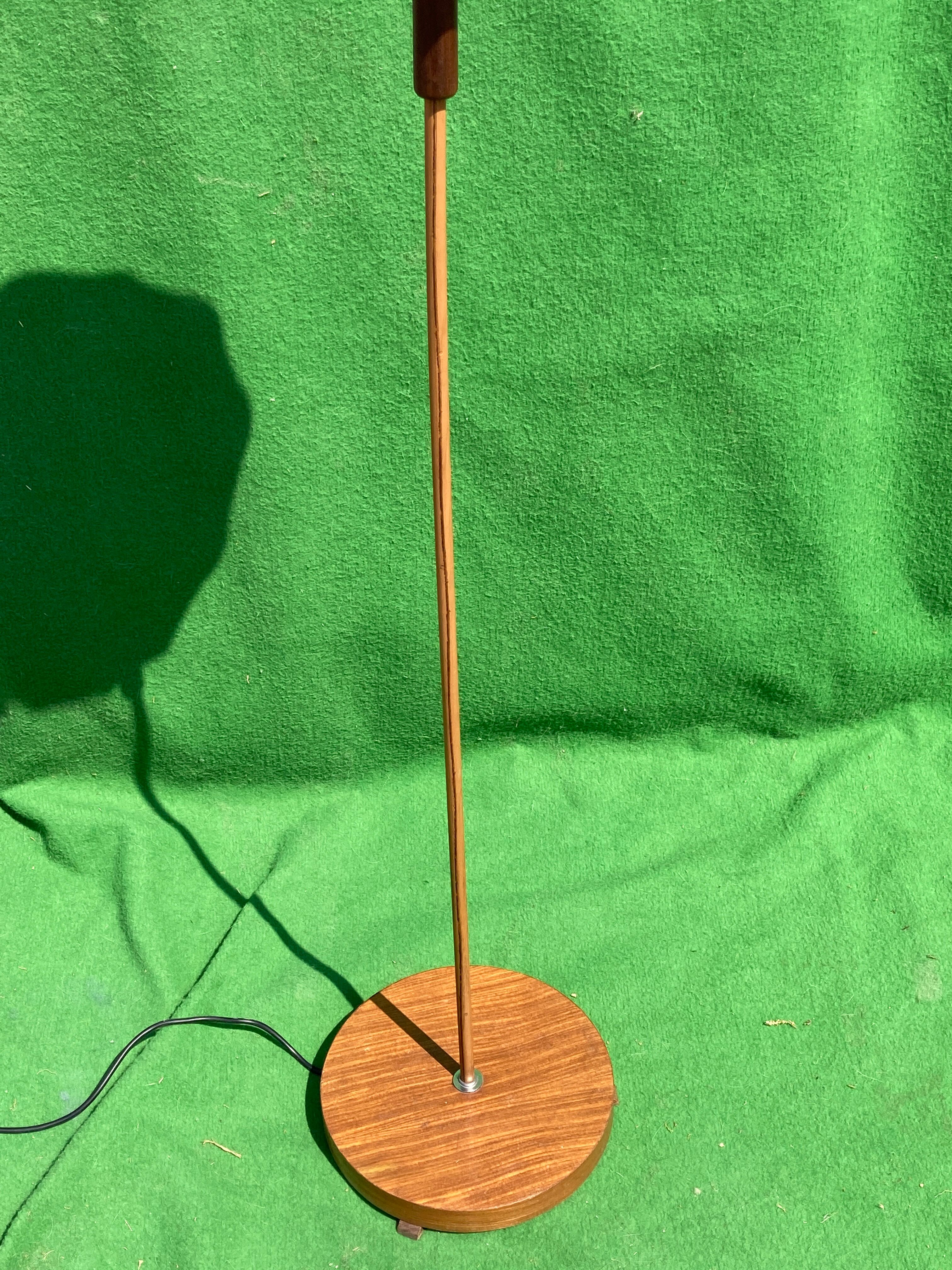 Teak Temde floor lamp, Switzerland 1960s